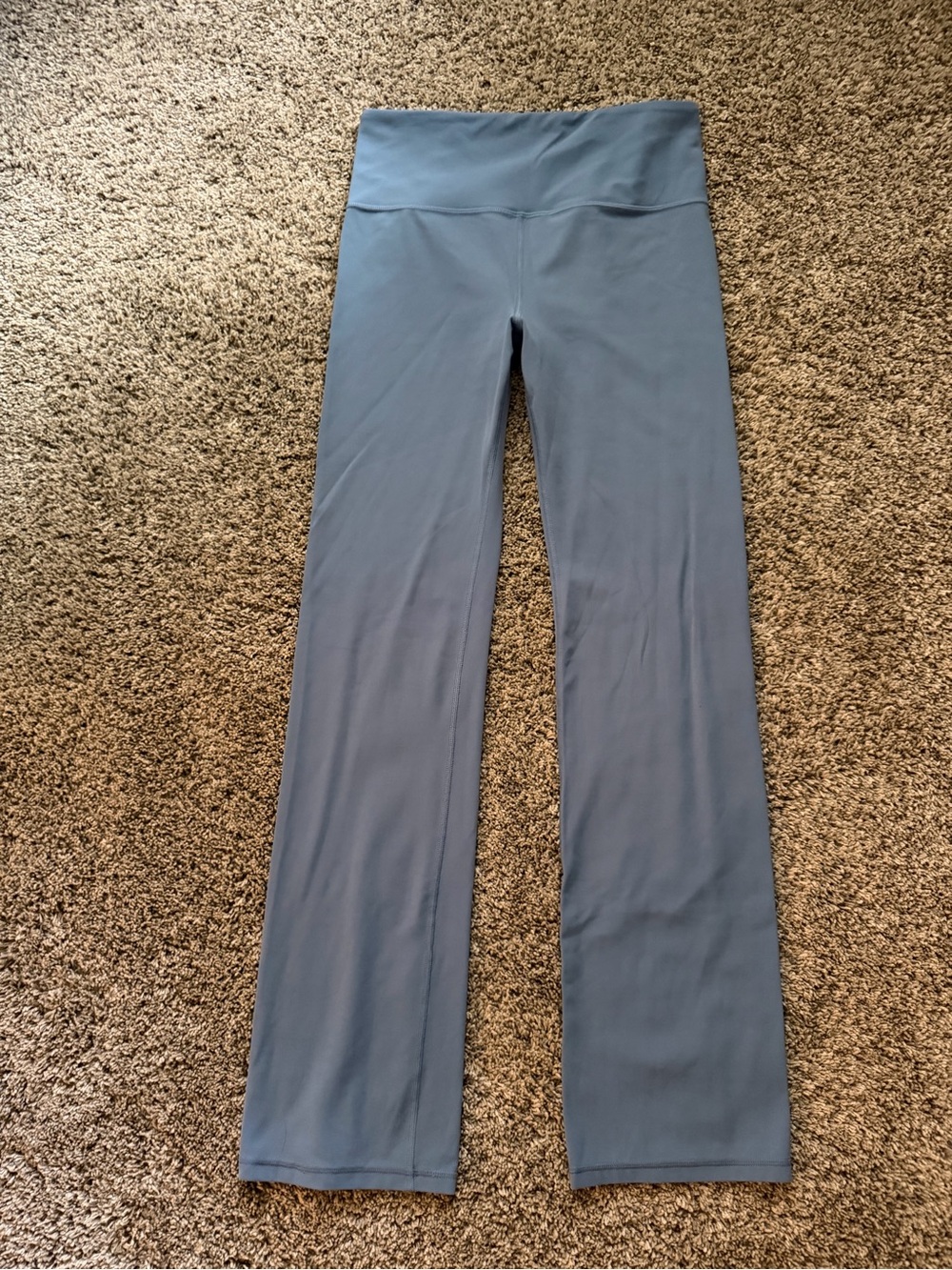 Athleta Elation Straight-Leg High-Rise Yoga Pants in Slate Blue